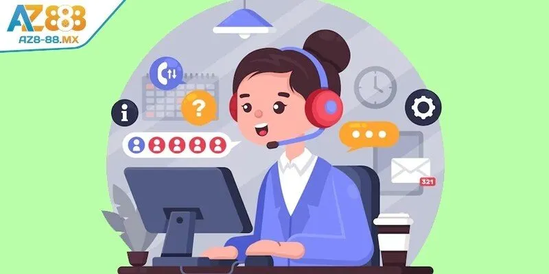 Liên hệ AZ888 nếu trục trặc nạp/rút tiền