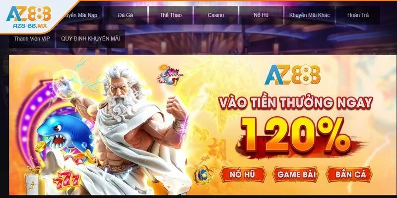 Khuyến mãi thể thao lên đến 120% giá trị thẻ nạp